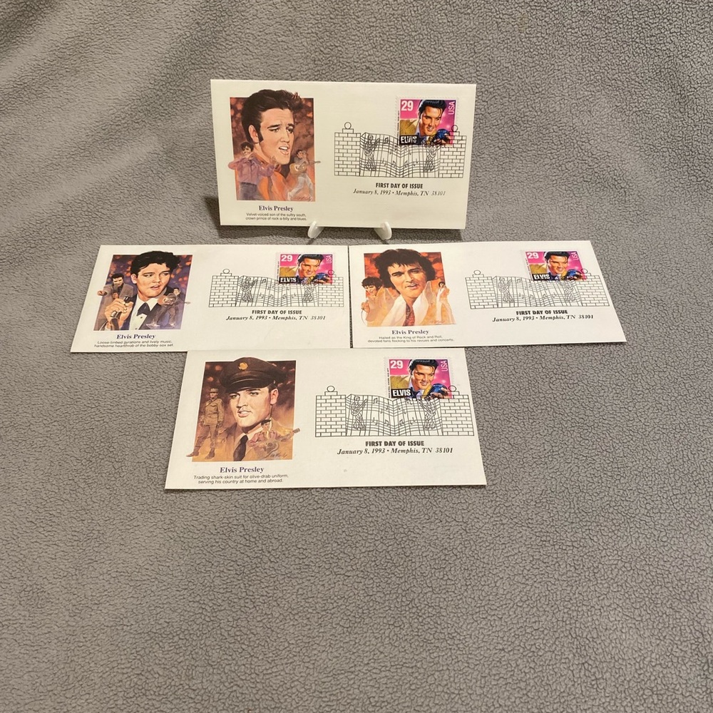 Elvis Stamped Envelopes